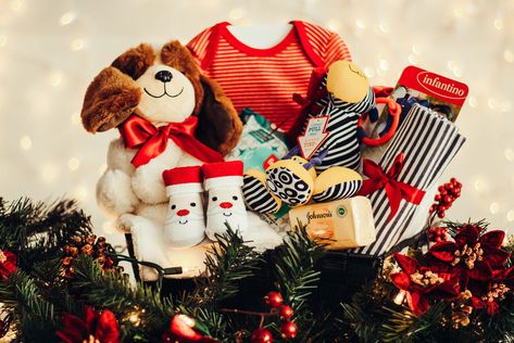 My First Christmas Gift Basket - for Newborns